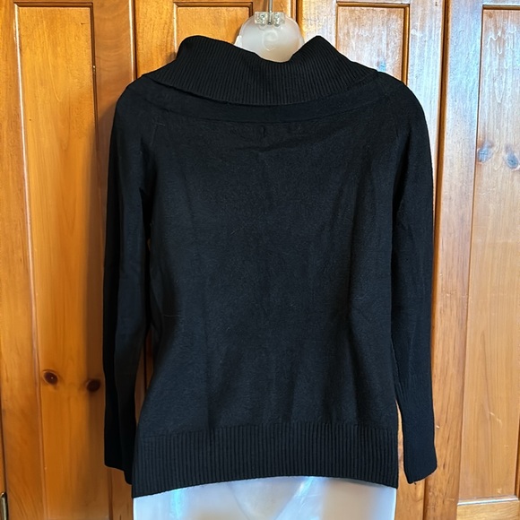 NAADAM black cashmere sweater * sz MED * NEW WITH TAGS - Picture 3 of 7